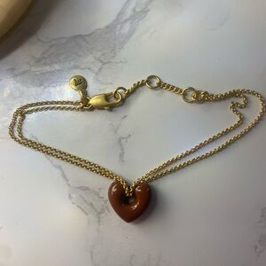 Madewell Enamel Heart Bracelet